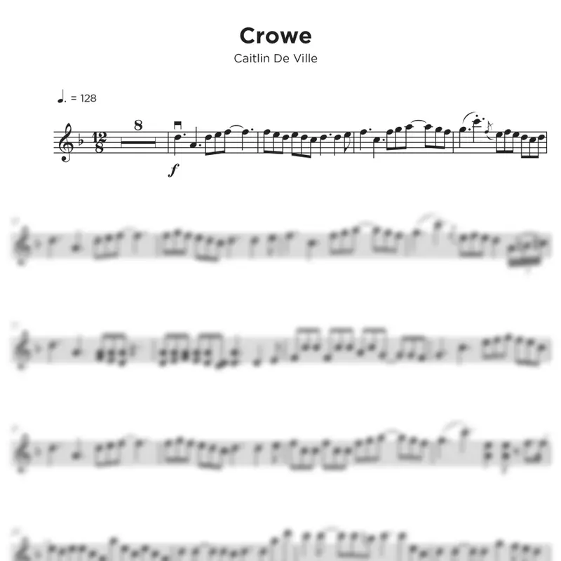 Crowe Sheet Music